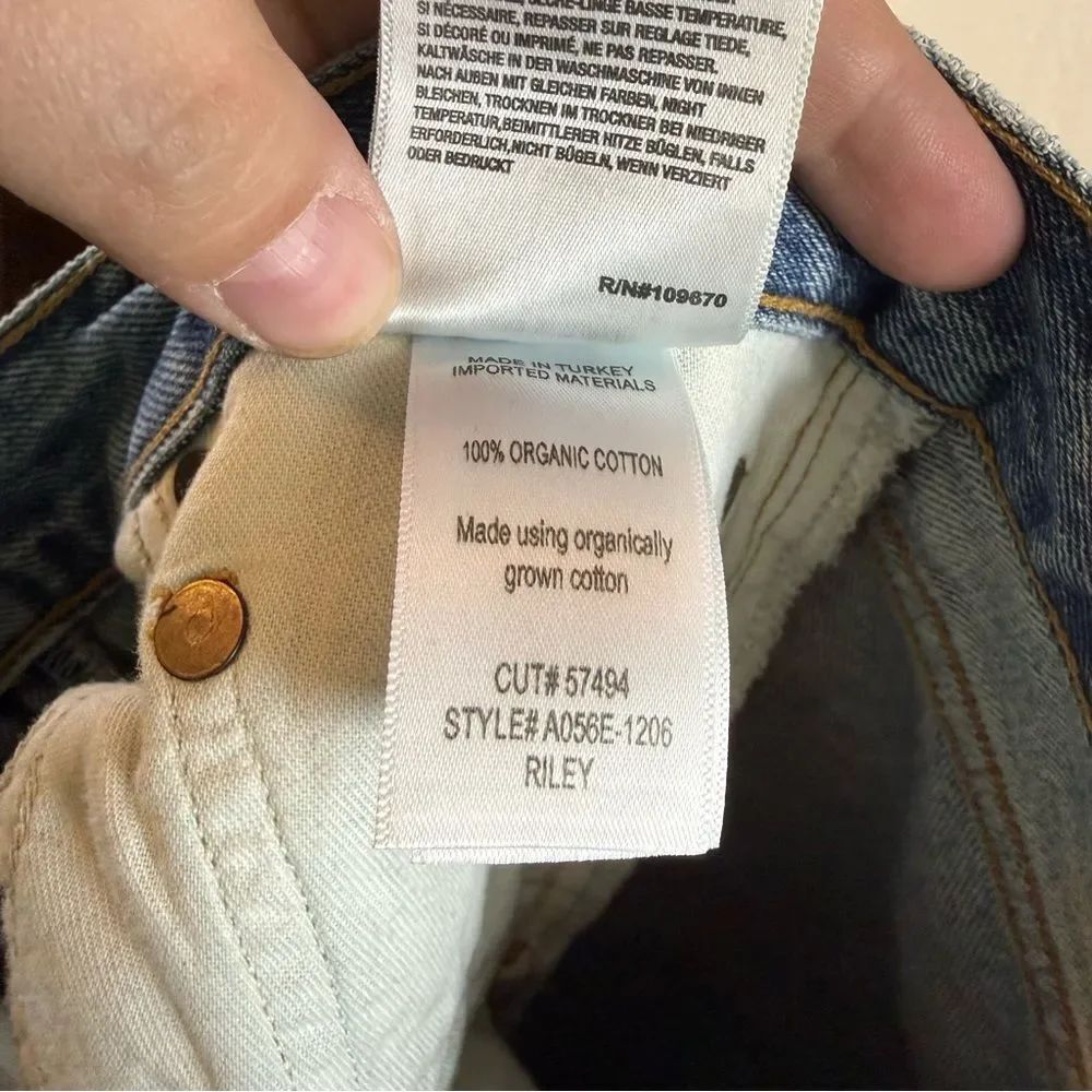 Agolde Riley High Rise Straight Crop Jeans - Picture 8 of 8